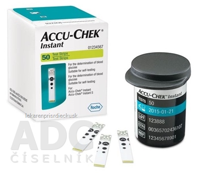 ACCU-CHEK Instant 50 testovacie prúžky do glukomera 1x50 ks