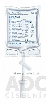 B.BRAUN Uro-Tainer NaCl 0,9% preplachovací roztok urolog. katétrov 10x100 ml