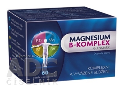 Magnesium B-komplex Glenmark tbl 1x60 ks