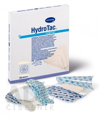 HydroTac Comfort - krytie na rany penové hydropol. impregnované gélom, samolepiace (8x8 cm) 1x10 ks