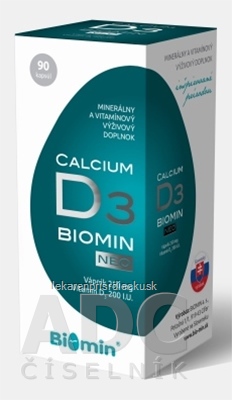 Biomin CALCIUM NEO S VITAMÍNOM D3 cps 1x90 ks