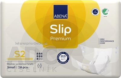 ABENA Slip Premium S2 plienkové nohavičky, boky 60-85 cm, savosť 1800, 1x28 ks