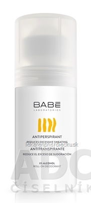 BABÉ TELO Guľôčkový antiperspirant (Deodorant Roll-on) 1x50 ml