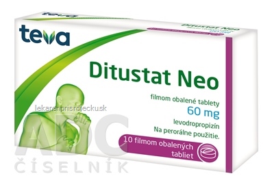 Ditustat Neo filmom obalené tablety tbl flm 60 mg (blis.PVC/PVDC/Al) 1x10 ks