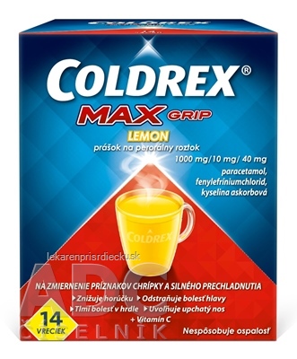 COLDREX MAXGRIP LEMON plo por (vre.papier/PE/Al/PE) 1x14 ks