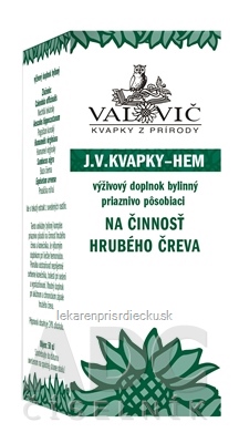 J.V. KVAPKY - HEM na činnosť hrubého čreva 1x50 ml
