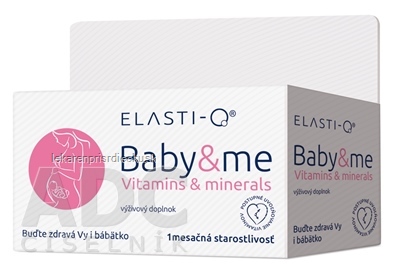 Elasti-Q Baby&me VITAMINS & MINERALS tbl 1x30 ks