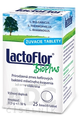 LactoFlor BioPlus žuvacie tablety 1x25 ks