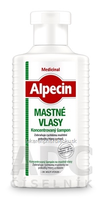ALPECIN Medicinal MASTNÉ VLASY koncentrovaný šampón 1x200 ml