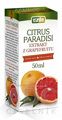 VIRDE CITRUS PARADISI extrakt z grapefruitu v kvapkách (inov. 2023) 1x50 ml