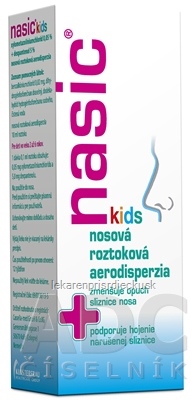 Nasic pre deti nosová roztoková aerodisperzia aer nao (fľ.skl.s namontovaným rozprašovačom) 1x10 ml