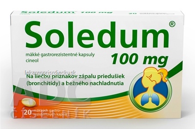 Soledum 100 mg mäkké gastrorezistentné kapsuly cps enm (blis.PVC/PVDC/Al) 1x20 ks