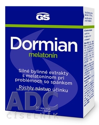 GS Dormian melatonín cps 1x30 ks
