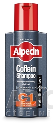 ALPECIN Energizer Coffein Shampoo C1 kofeínový šampón proti vypadávaniu vlasov 1x250 ml