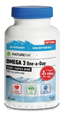 SWISS NATUREVIA OMEGA 3 One-a-Day 1000 mg cps 1x60 ks