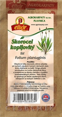 AGROKARPATY SKOROCEL KOPIJOVITÝ list bylinný čaj 1x30 g