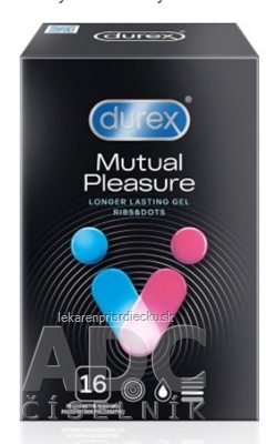 DUREX Mutual Pleasure kondóm s benzokaínom 1x16 ks