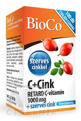 BioCo C+Zinok tbl vitamín C RETARD 1000 mg + organický zinok 1x100 ks