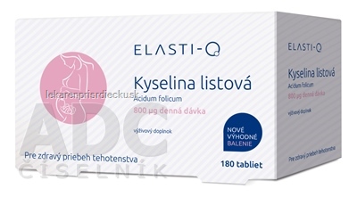 Elasti-Q KYSELINA LISTOVÁ 800 μg tbl 1x180 ks