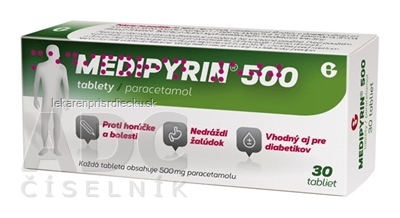 MEDIPYRIN 500 tbl (blis.PVC/Al) 1x30 ks