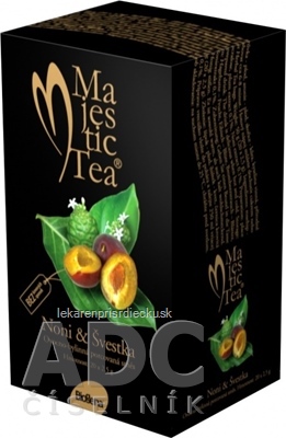 Biogena Majestic Tea Noni & Slivka ovocno-bylinná zmes 20x2,5 g (50 g)