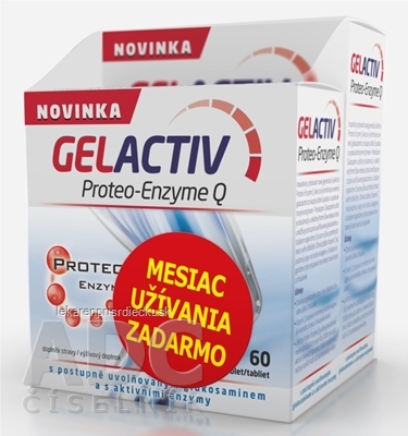 GELACTIV Proteo-Enzyme Q tbl 120+60 zadarmo (180 ks)