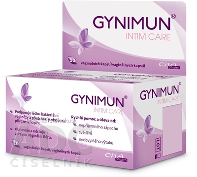 GYNIMUN INTIM CARE vaginálne kapsuly, 1x10 ks