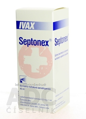 SEPTONEX aer deo (fľ.skl.+rozpraš.) 1x45 ml