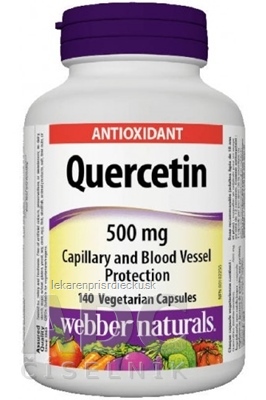 Webber Naturals Quercetin 500 mg cps 1x140 ks