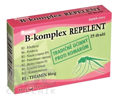 B - komplex REPELENT - RosenPharma tbl (dražé) 1x25 ks