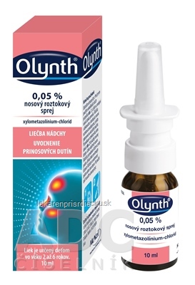 Olynth 0,05 % aer nao (liek.skl.hnedá) 1x10 ml
