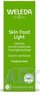 WELEDA Skin Food Light, BIO krém na tvár a telo (inov. 2023) 1x30 ml