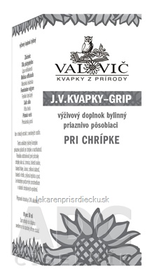 J.V. KVAPKY - GRIP pri chrípke 1x50 ml