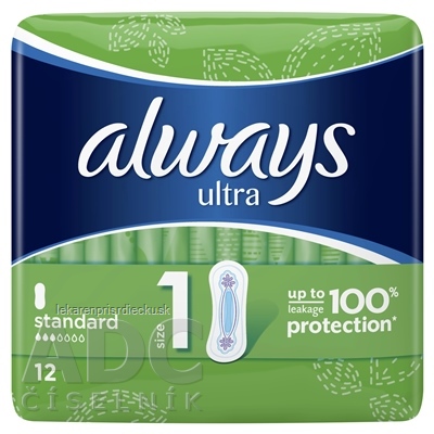 ALWAYS ULTRA STANDARD 12 hygienické vložky 1x12 ks