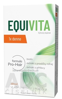 EQUIVITA tbl (1x denne) vlasy, pokožka, nechty 1x42 ks
