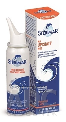 STERIMAR Na upchatý nos nosový sprej s obsahom morskej vody (hypertonický) (pre deti od 3 rokov) 1x50 ml