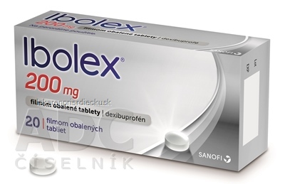 Ibolex 200 mg tbl flm (blis.PVC/PVDC/Al-priehľad.) 1x20 ks
