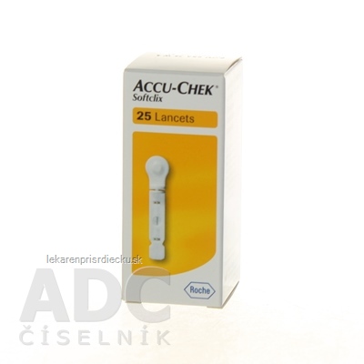 ACCU-CHEK Softclix Lancet 25 lancety do odberového pera 1x25 ks