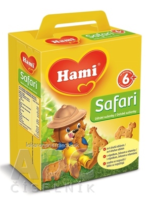 Hami sušienky Safari (od ukonč. 6. mesiaca) 1x180 g
