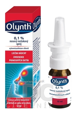 Olynth 0,1 % aer nao (liek.skl.hnedá) 1x10 ml