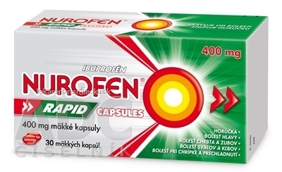 NUROFEN Rapid 400 mg Capsules cps mol (blis.) 1x30 ks