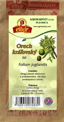 AGROKARPATY ORECH KRAĽOVSKÝ list bylinný čaj 1x30 g