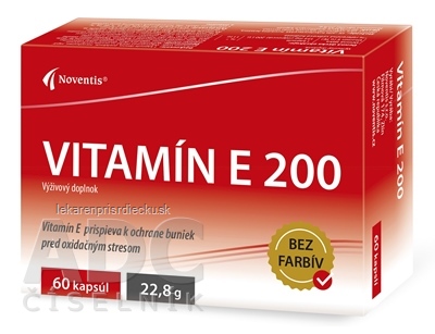 Noventis Vitamín E 200 cps 1x60 ks