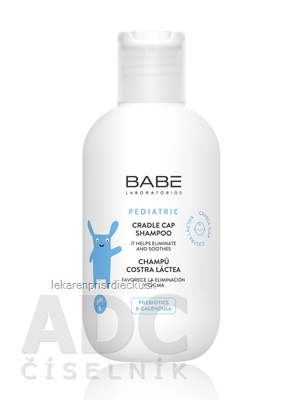 BABÉ DIEŤA Šampón na mliečne chrasty (Cradle Cap Shampoo, pH5) 1x200 ml