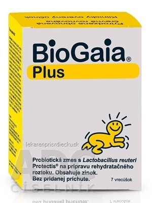 BioGaia ProTectis Plus prášok na perorálny rehydratačný roztok 1x7 ks
