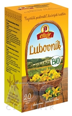 AGROKARPATY BIO Ľubovník bodkovaný bylinný čaj, čistý prírodný produkt, 20x2 g (40 g)