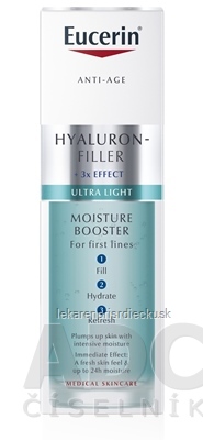Eucerin HYALURON-FILLER Hydratačný Booster anti-age, ultra ľahký, prvé vrásky 1x30 ml