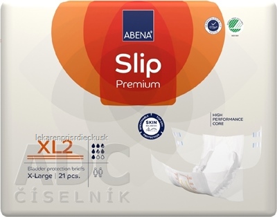ABENA Slip Premium XL2 plienkové nohavičky, boky 110-170 cm, savosť 3400 ml, 1x21 ks