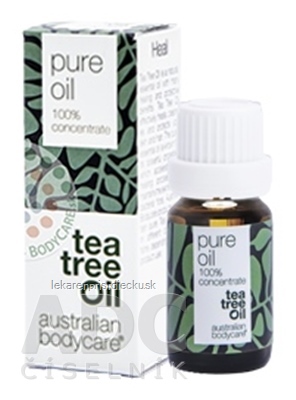 ABC AUSTRALIAN BODYCARE TEA TREE OIL originál 100% austrálsky čajovníkový olej 1x10 ml