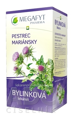 MEGAFYT Bylinková lekáreň PESTREC MARIÁNSKY bylinný čaj 20x2,5 g (50 g)